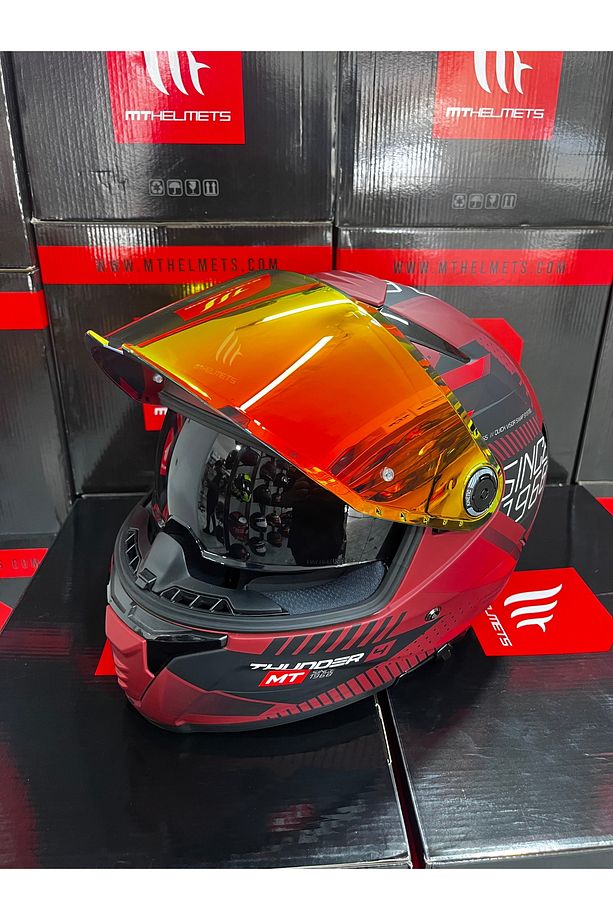 Helmets Thunder 4 luminence D5 (şeffaf vizörlü)kask - 7