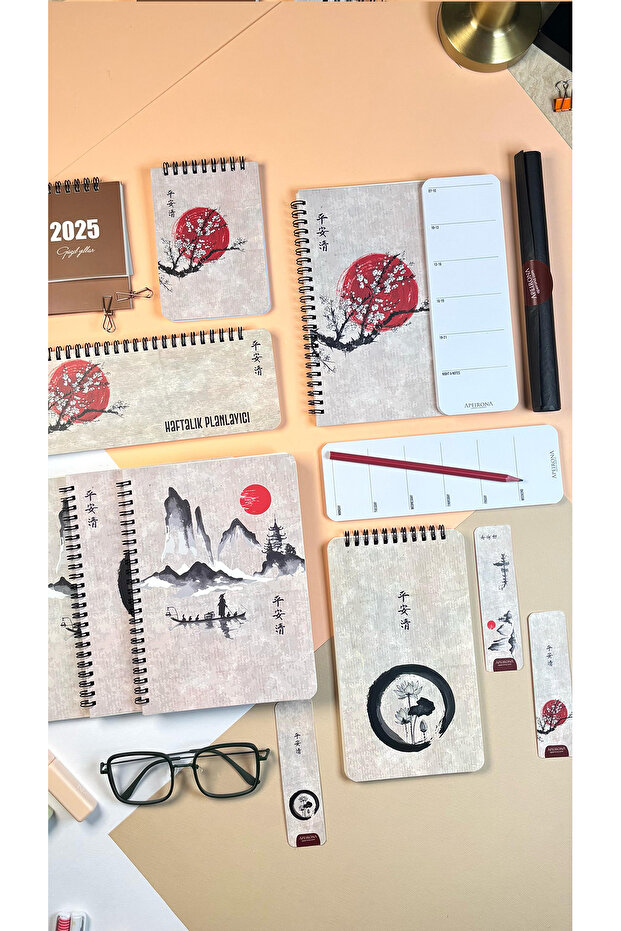 Dev Planlama ve Defter Seti - 12 Parça Ürün - Tek Paket - 5