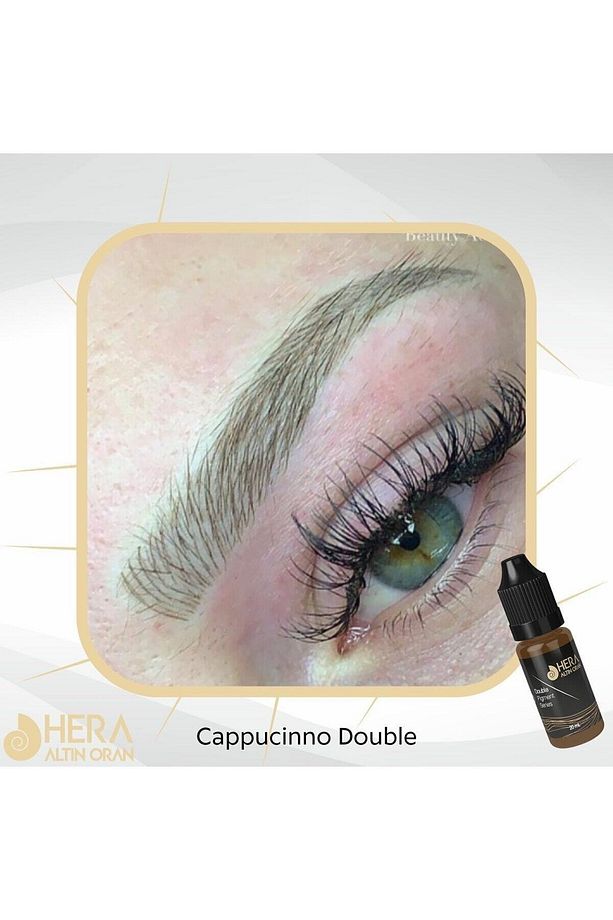 5ml Kalıcı Makyaj Ve Microblading Boyası (CAPPUCİNO DOUBLE,AÇIK KAHVE) - 6