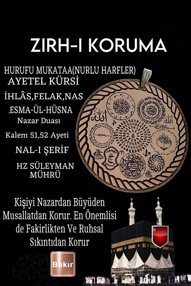 🙏 Derde Deva Tılsım Saf Bakır Kolyeler - 2