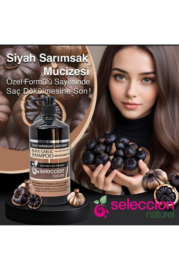 Seleccion Naturel 1000Ml Sampuan Sıyah Sarımsak - 1