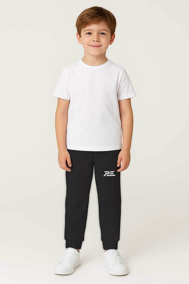 5 Ekle 4 Öde Erkek Çocuk Selanik Reflektör Esofman Alti Hediyelik Tek Alt Pantolon Pijama 14745 - 1