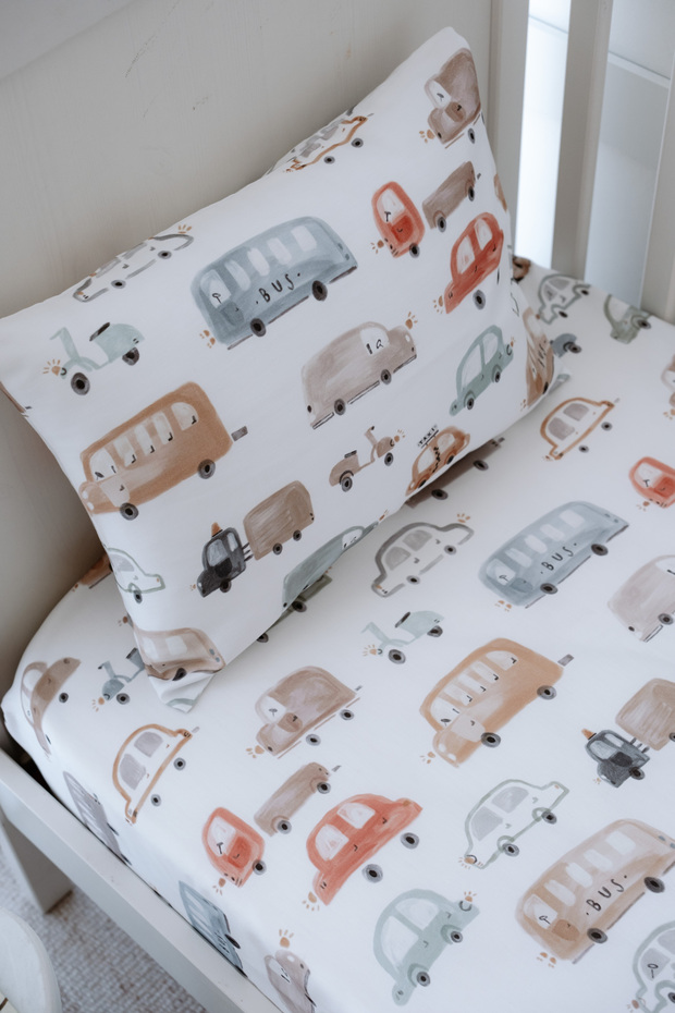 Cars Baby Fitted Sheet Set (60X120+15) - Cars