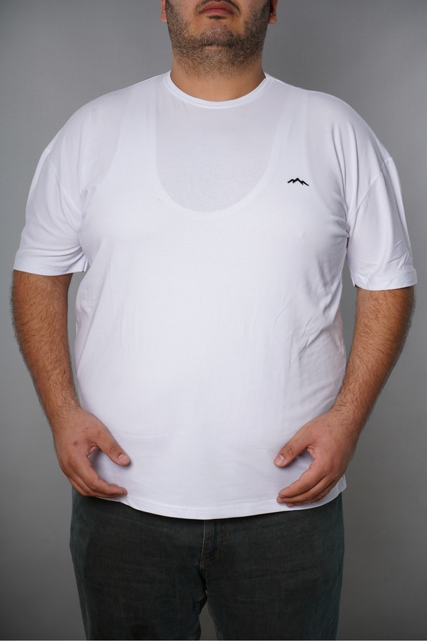 تي شيرت رجالي مقاس كبير - 2