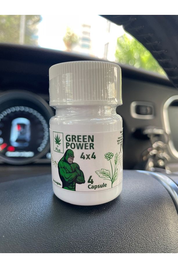 Green Power (YEŞİL DEV) 4x4 Caps Erkeklerin Kullanımına Uygun Performans Sertleştiricili Takviye - 5