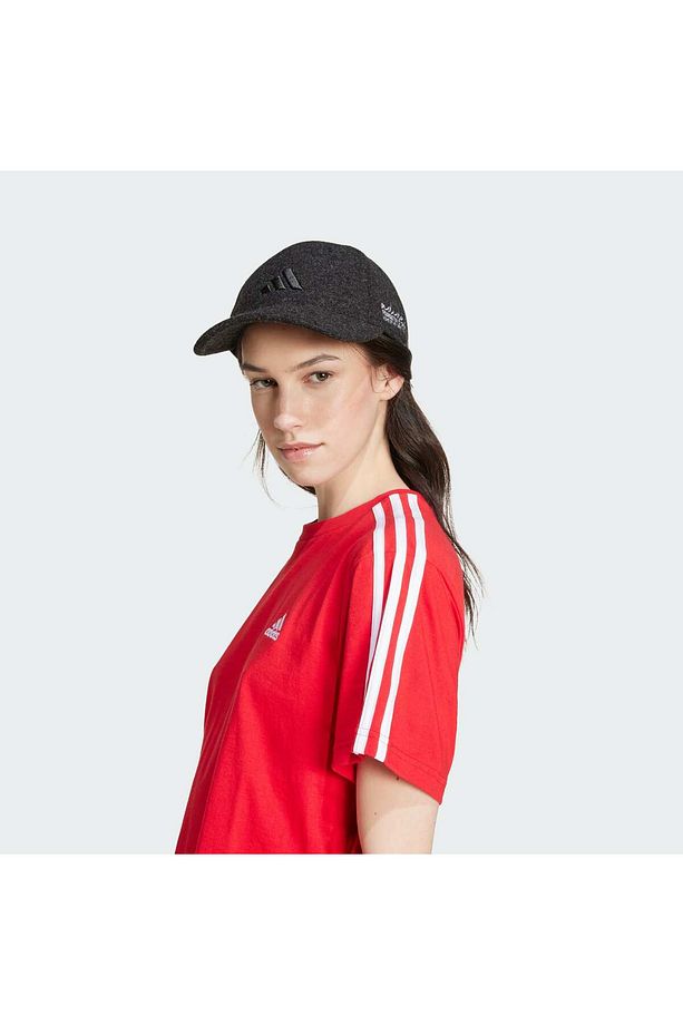 Essentials 3-Stripes Single Jersey Crop Üst - 4