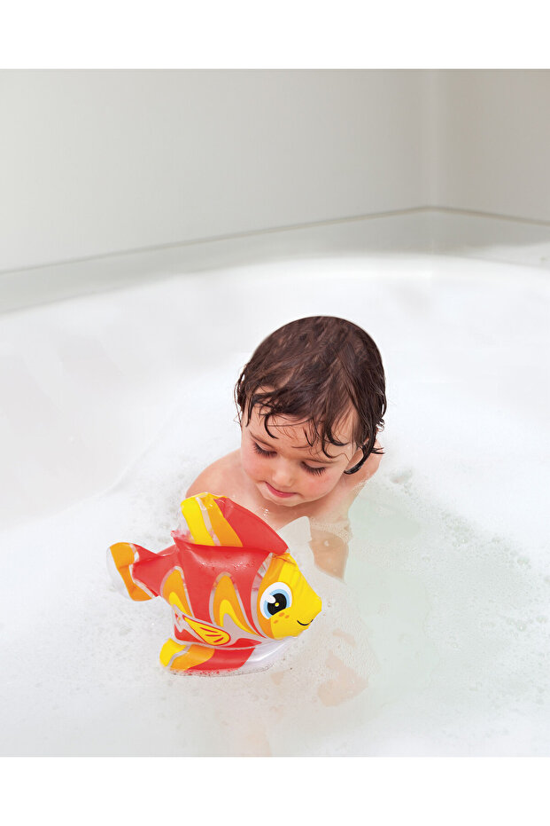 1 Piece Children's Water Game Inflatable Fish Fluffy - Sea and Bath Toy