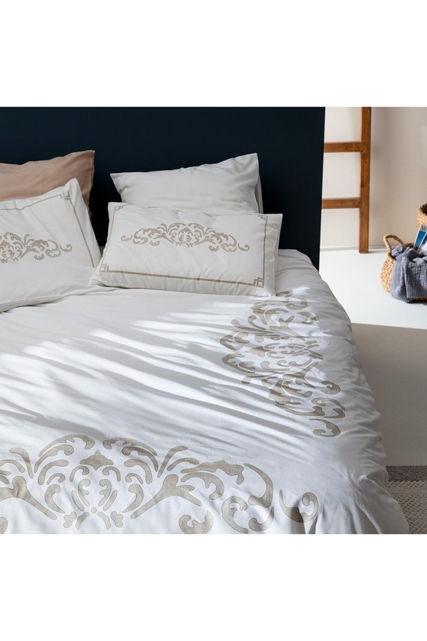 Brun Doppelbettbezug-Set - Beige