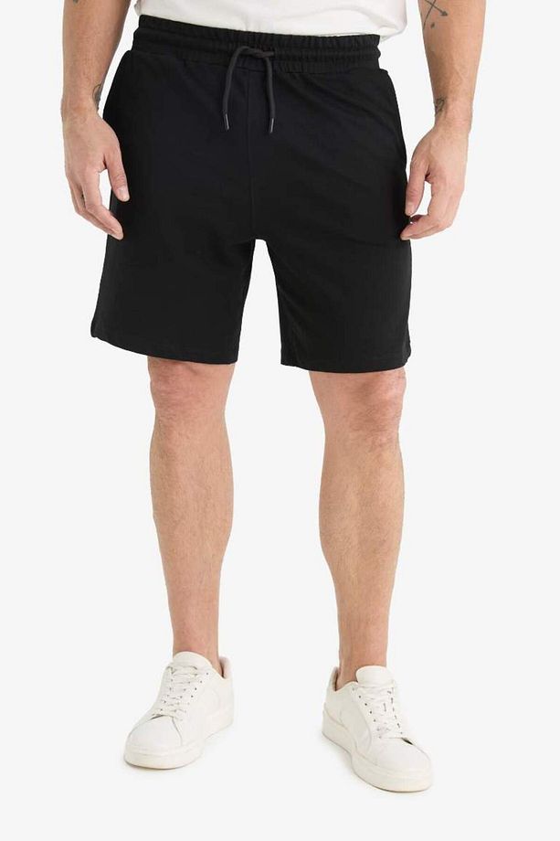 Slim Fit Dar Kesim Cepli Pamuklu Basic Düz Bermuda Şort W1105az25sp - 1