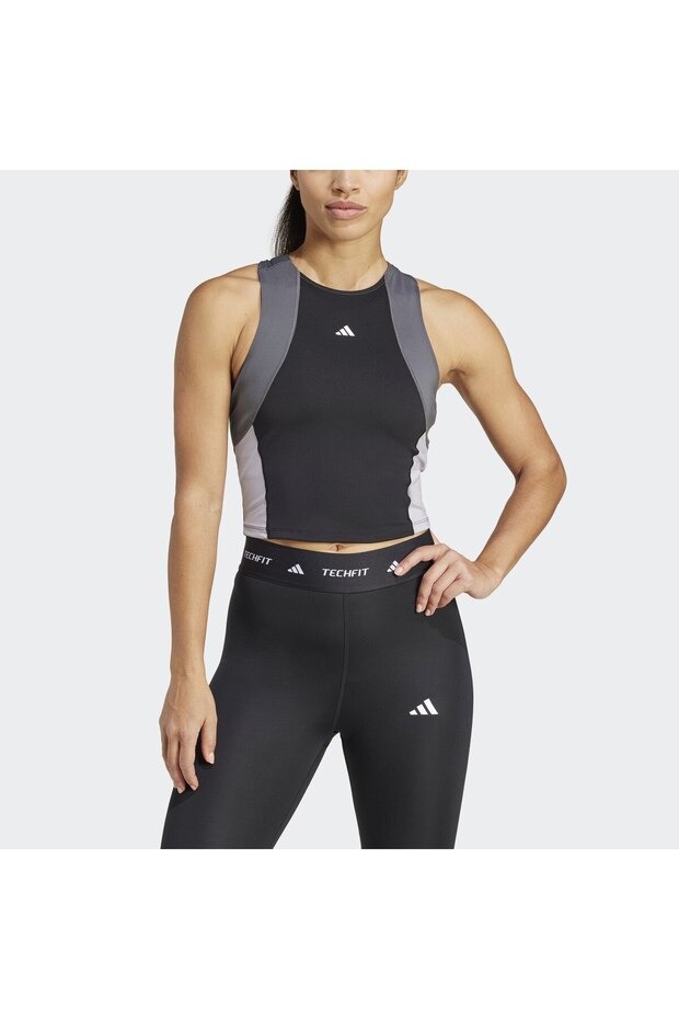 Techfıt Colorblock Training Crop Tank Top - 6
