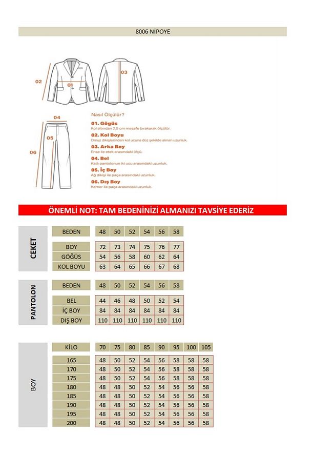 Nipoye Erkek Koyu Mavi 2'li Slim Fit Takım Elbise - 8
