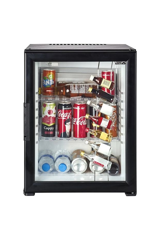 İçecek Soğutucu Minibar Mini Buzdolabı Otel Tipi Cam Kapılı Sessiz Şarap Soğutucu - 4