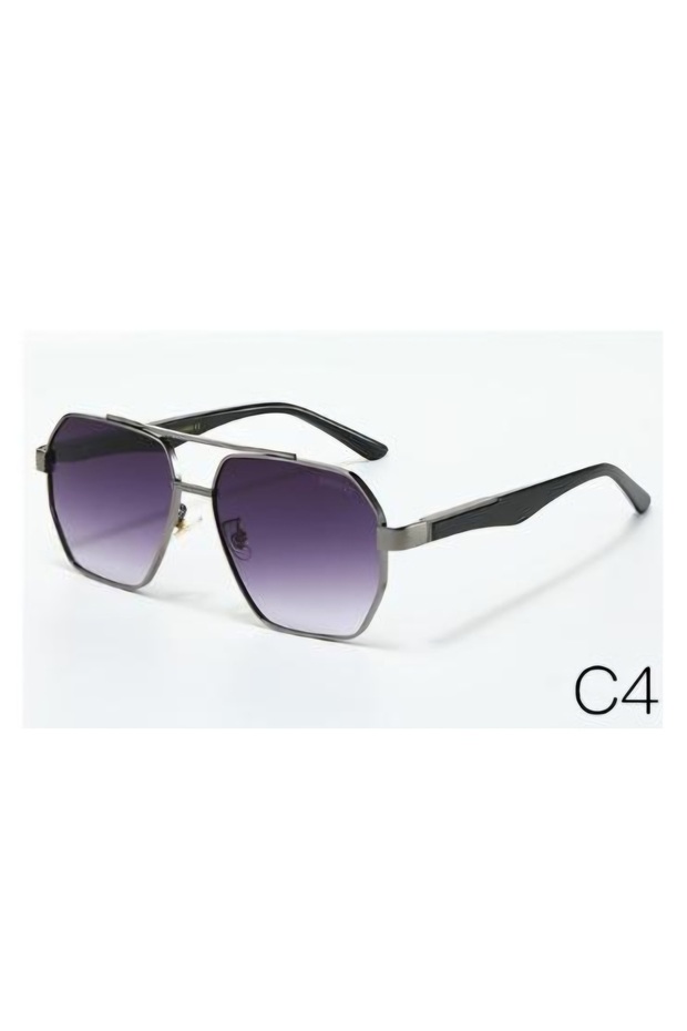Unisex Metal Framed Uv400 Protected Sunglasses Es221