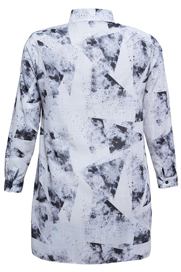 Plus Size Patterned Tunic 20512 - 3
