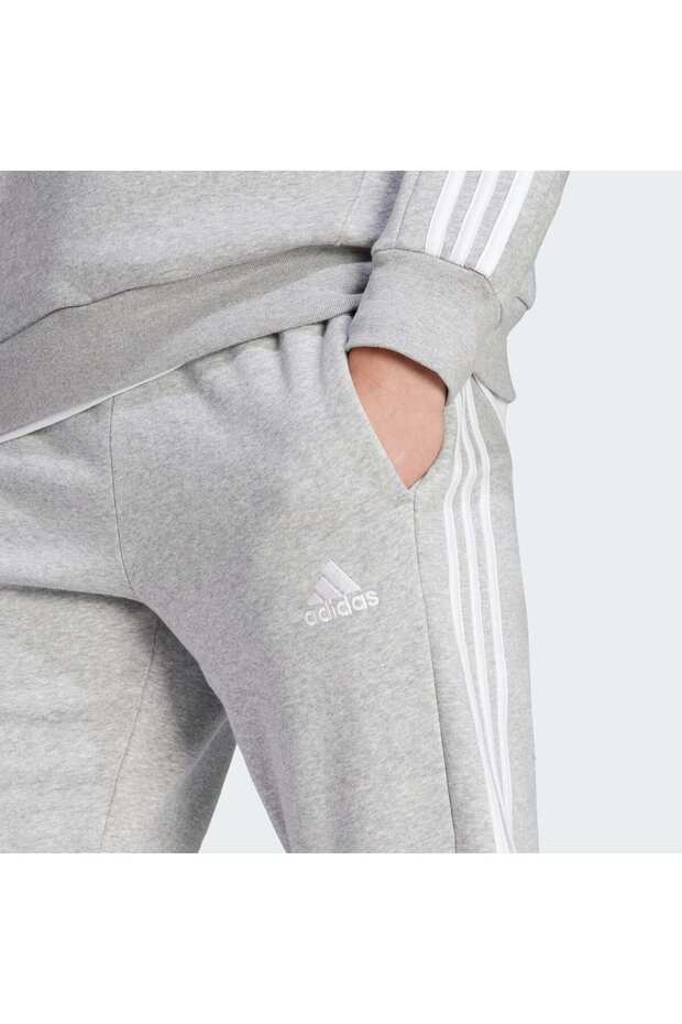 Essentials Fleece 3-Stripes Tapered Cuff Eşofman Altı - 7