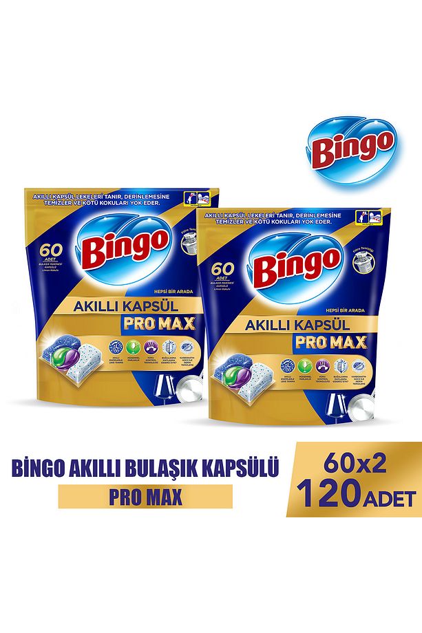 Akıllı Kapsül Pro Max Bulaşık Makinesi Deterjanı Tableti 120 Adet - 1