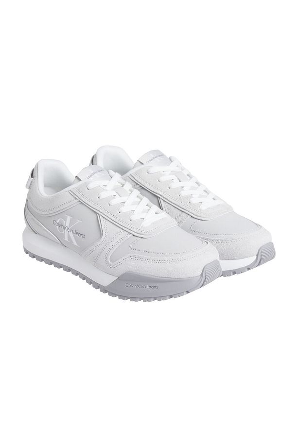 Logolu Deri Karışımlı Sneaker Ayakkabı Ym0ym00624p0q Erkek Ayakkabı Ym0ym00624 P0q - 1