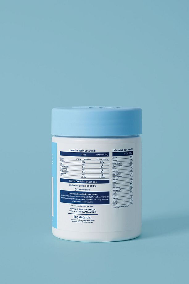 Marine Collagen %100 Çift Hidrolize Tip 1 Klinik Çalışmalı Balık Kolajen Peptitler 70 Gr. (7 GÜNLÜK) - 4