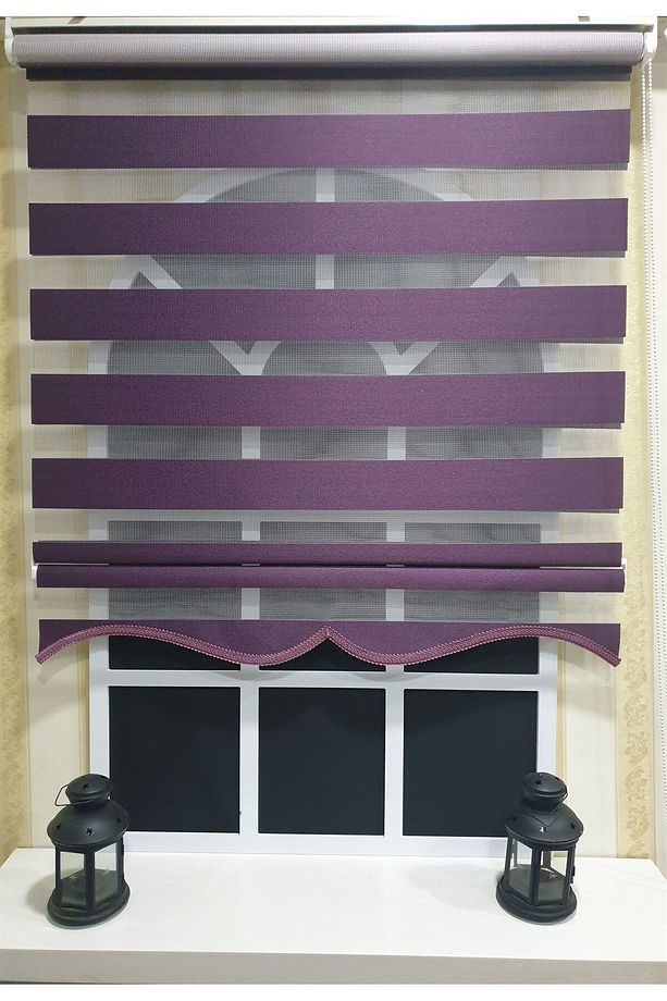 Zebra Stor Perde Mor Etek Dilimli Kt 400 V18 - 3