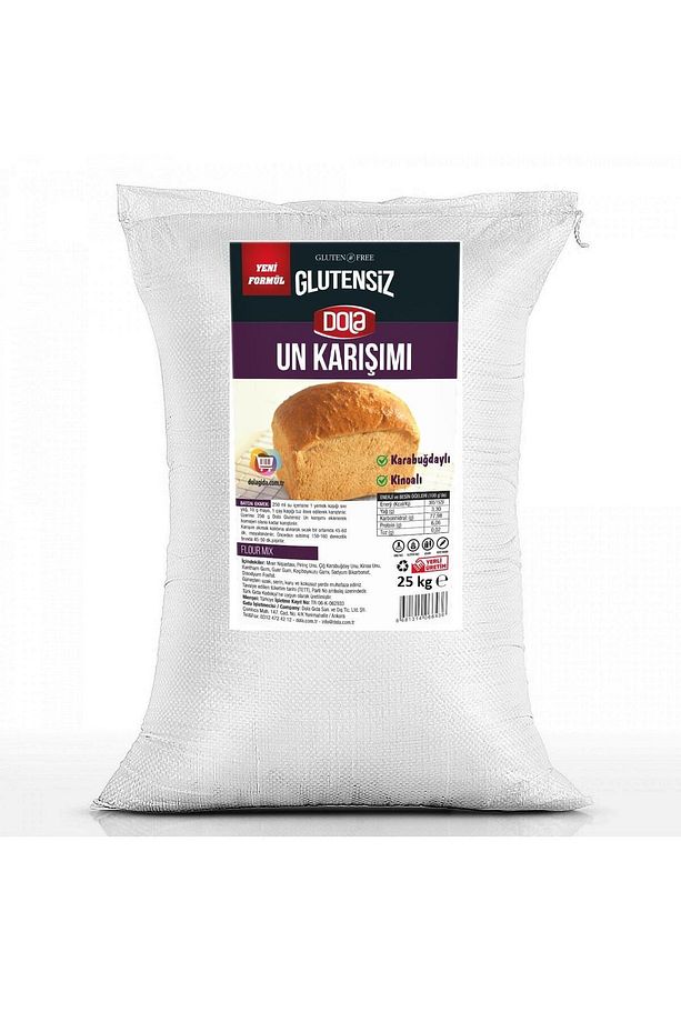 Glutensiz Un Karabuğdaylı Ve Kinoalı Un Karışımı 25 Kg - 1