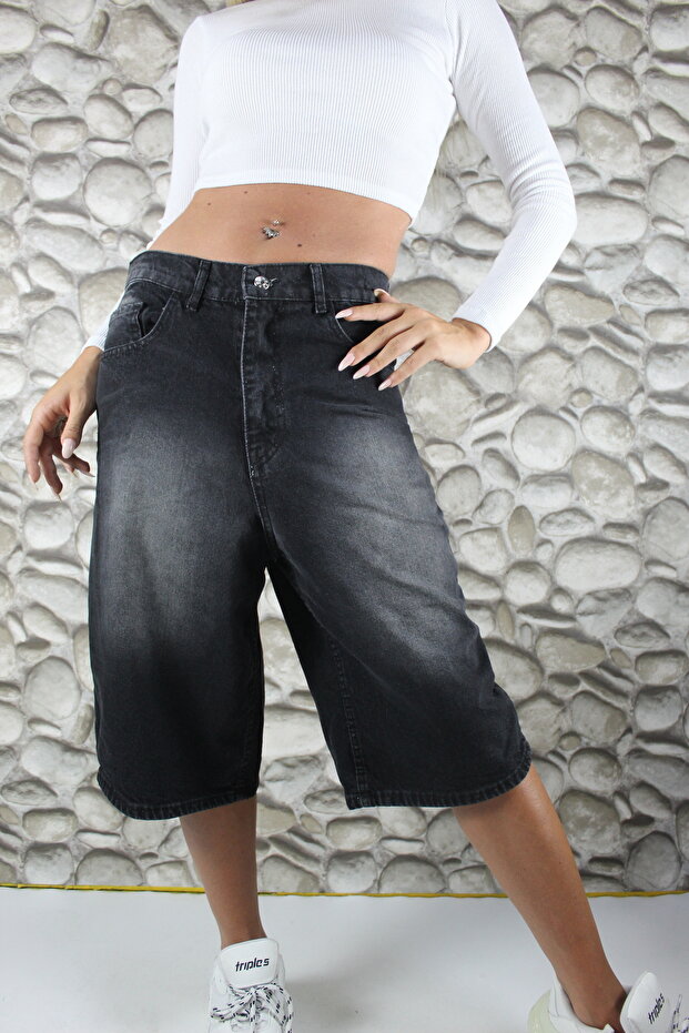 unisex baggy şortolon - 1