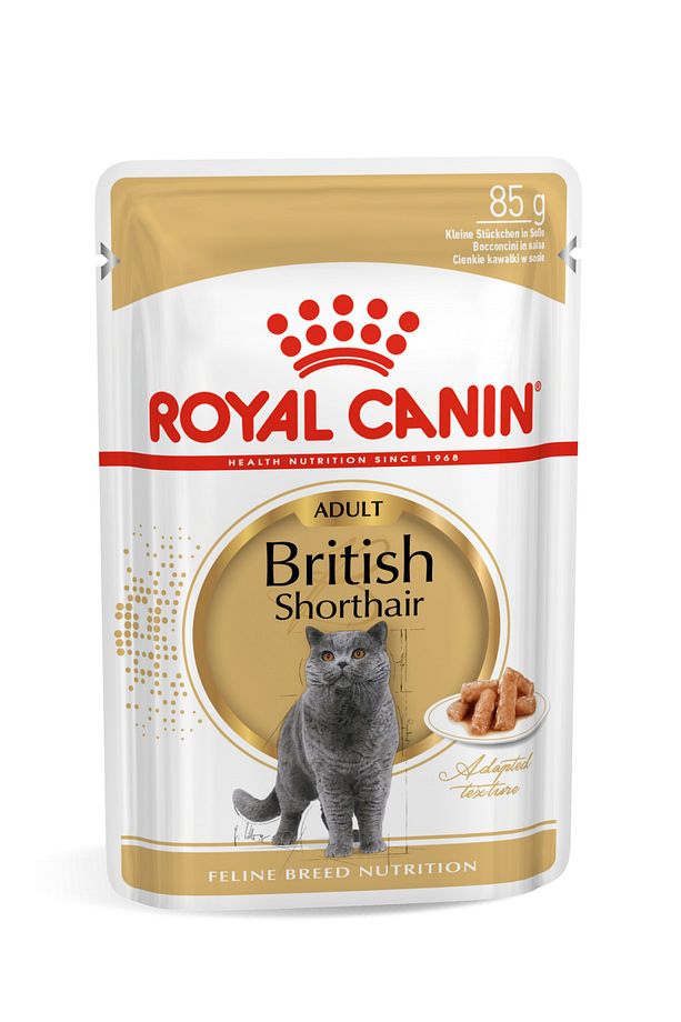 British Shorthair Için Yaş Kedi Maması 12 X 85g - 1