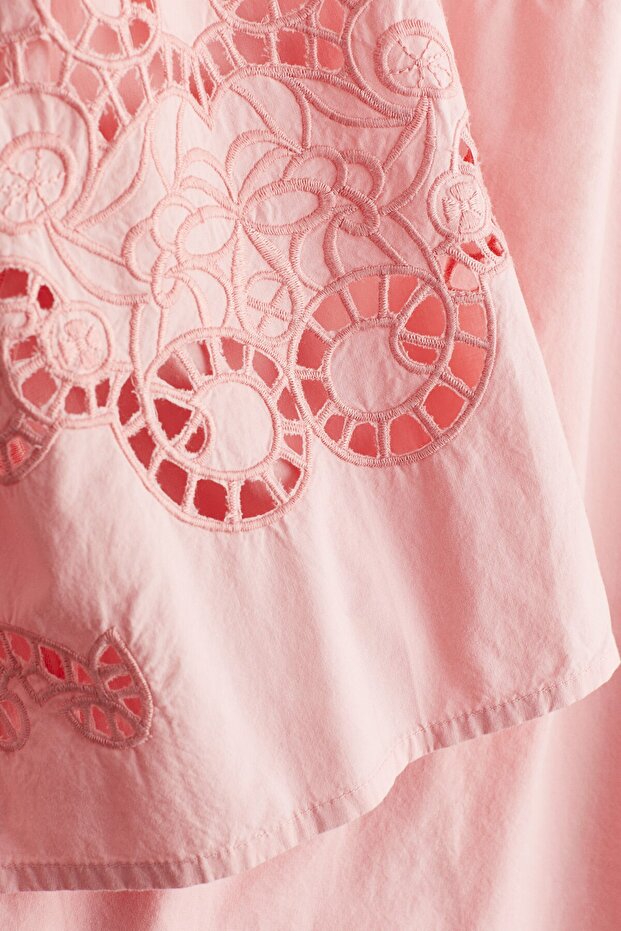 Nakış İşlemeli Bluz - 4