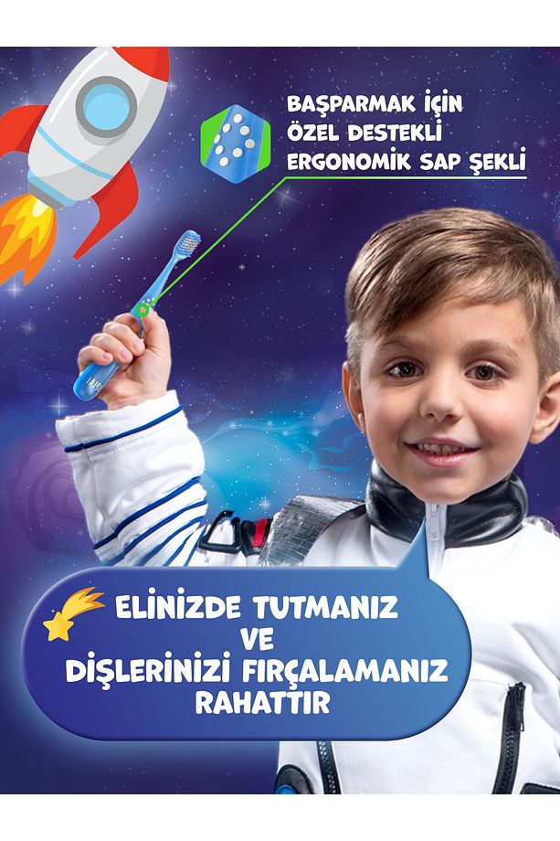 Junior So Happy 5 Yaş Soft Yumuşak Kıllar Süt Dişleri Için Özel Başlık - 5