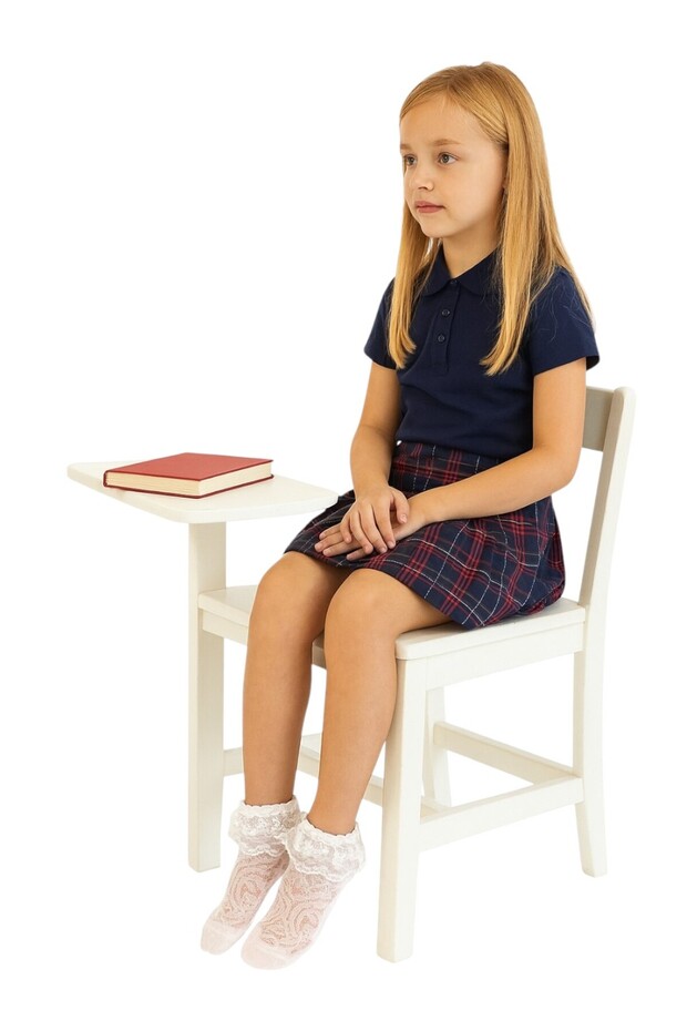 جوارب مدرسية من التول 2 - 1