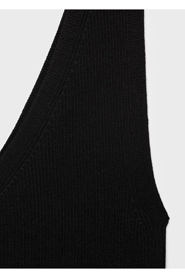 Düğümlü asimetrik bluz - 6