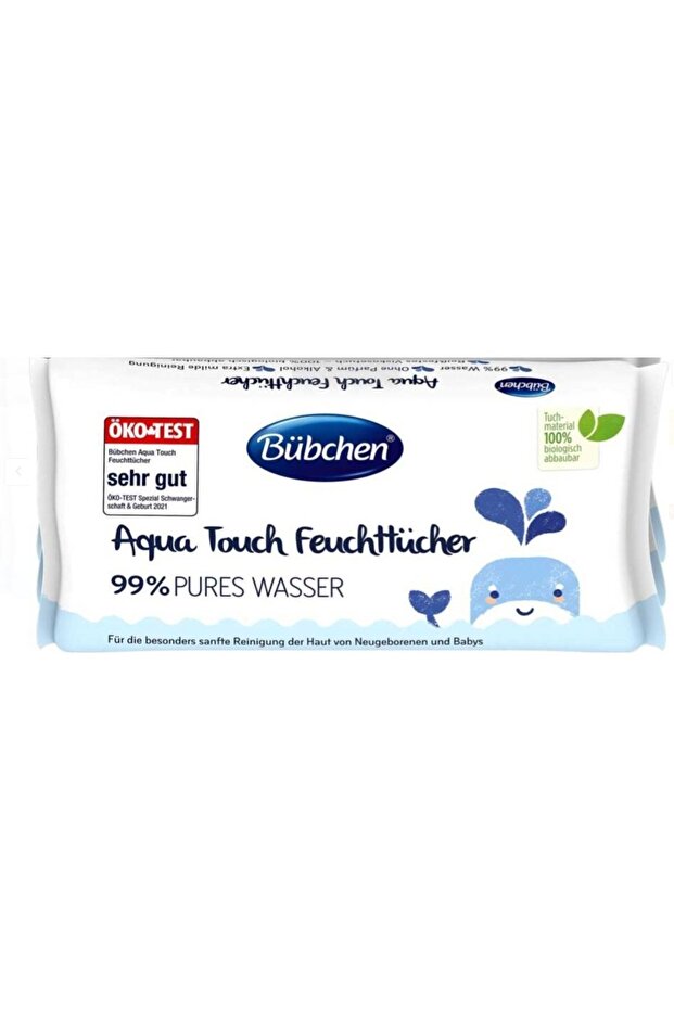 Aqua Touch Yenidoğan Hassas Islak Mendil 3 x 48 Adet ( 144 Yaprak ) - 2