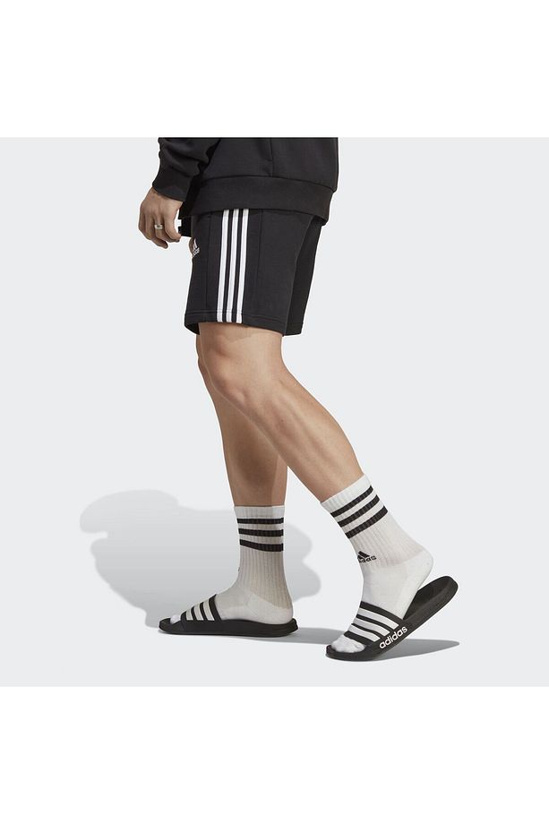 Essentials French Terry 3-Stripes Şort - 4