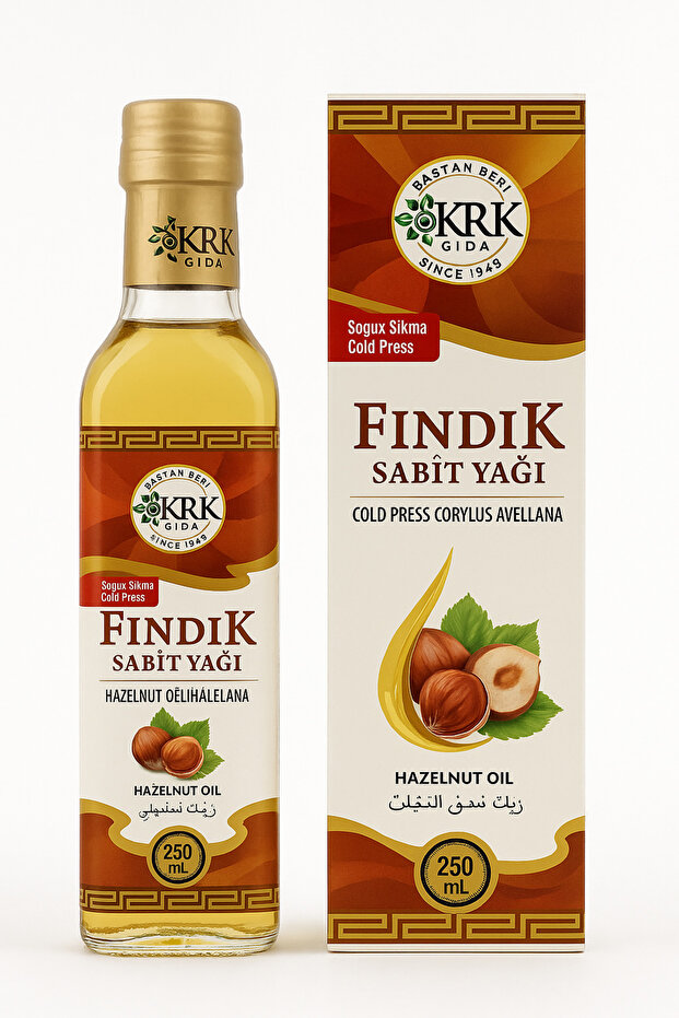 Hazelnut Oil 250 ml Cold Pressed
