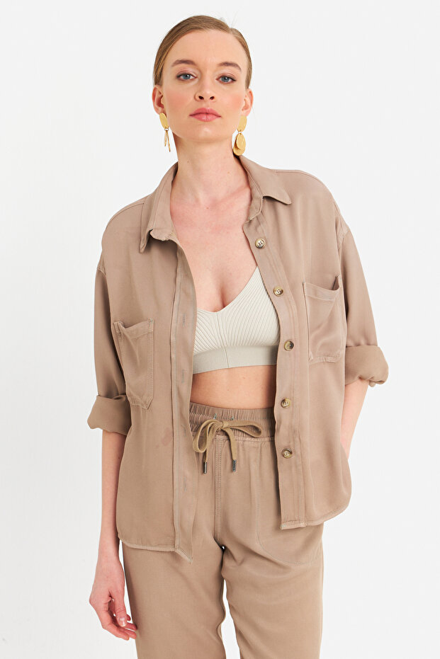 Women's Mink Tensel Shirt Sun202