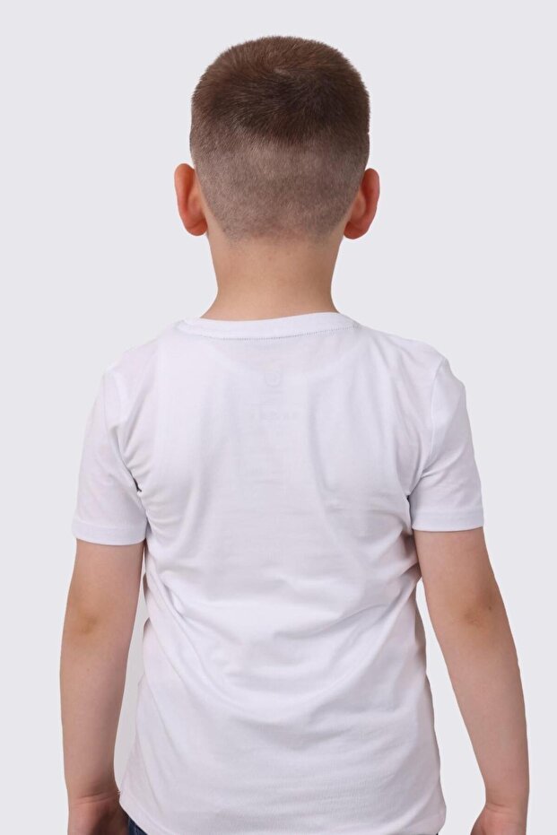 Tshirt Bisiklet Yaka Basic Genç - 3