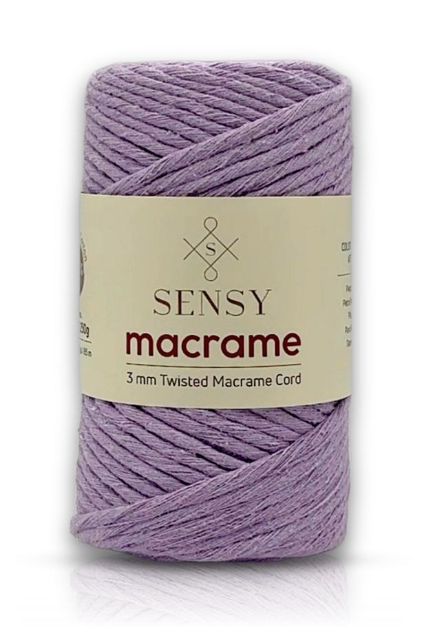 Premium Taranan Makrome Makrame Hobi Ipi Lila - 1