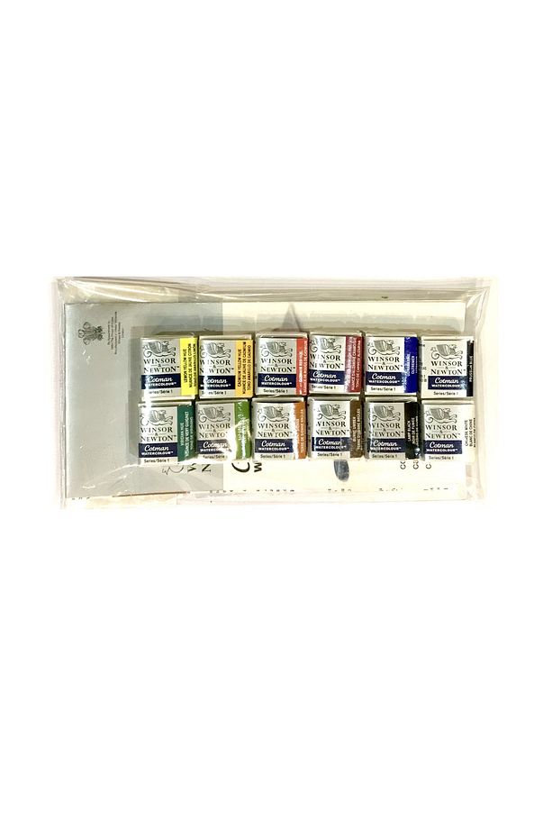 12 Adet Cotman Yedek Sulu Boya Tableti Yarım Tablet Suluboya Seti Kutusuz, Paletsiz, Fırçasız - 2