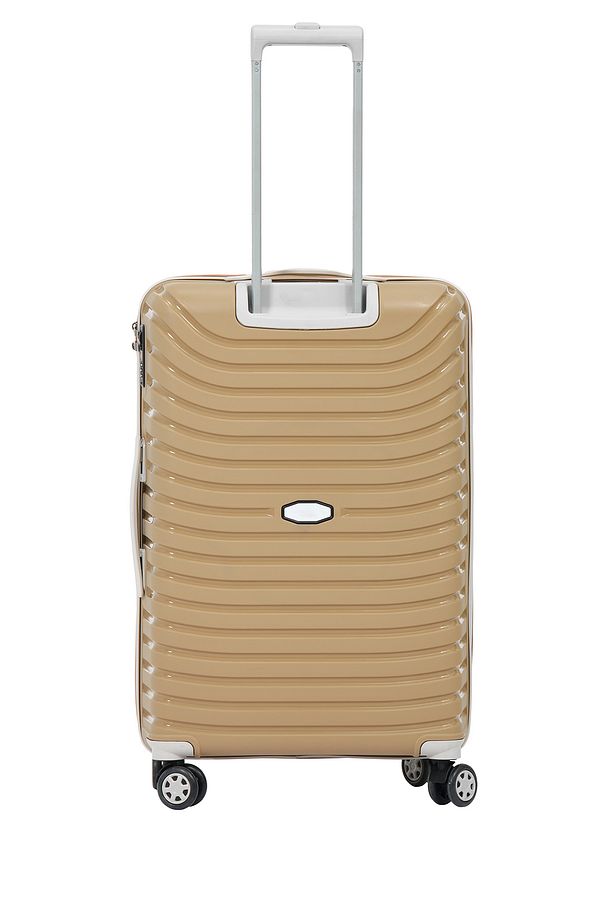 Unisex Gold Krem Orta Boy Silikon Kırılmaz PP Valiz - 2