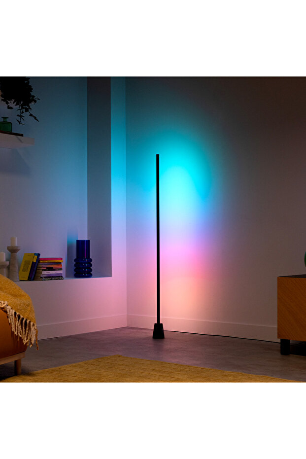 Gradient Zemin Lambası - Siyah (140 cm) - 6