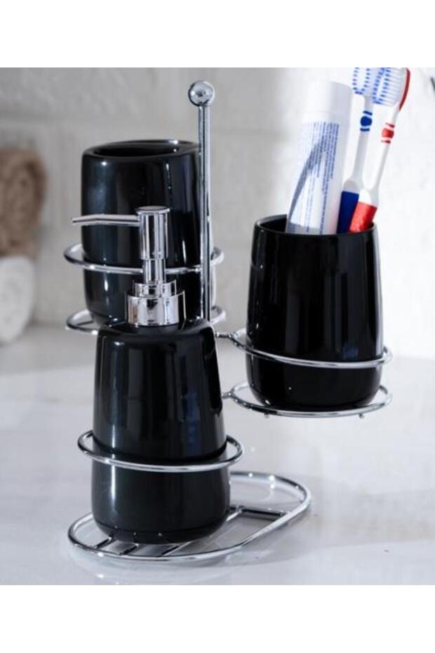 ODEON STONEWARE 3 LÜ BANYO SETİ - 1