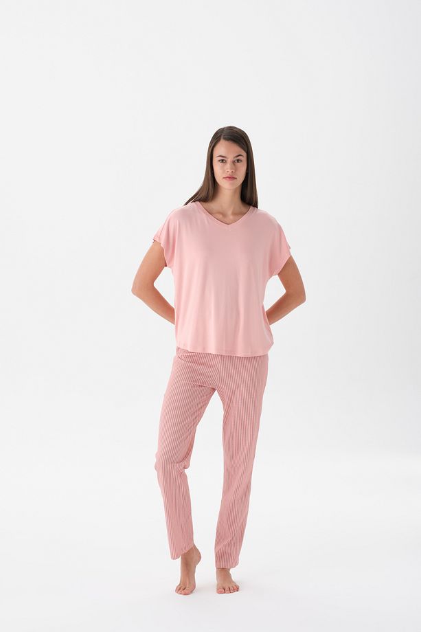 Pijama V Yaka Kk. Pijama Tk. - 1