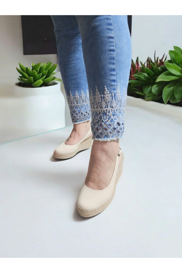 Women's Linen Summer Sandals Straw Shoes