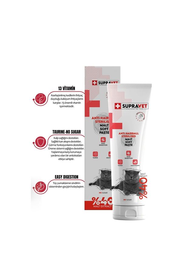Kısırlaştırılmış Kediler Için Malt 100 Gr/Somon Yağı 200ml/Prebiyotik 100 Ml/Biotine Damla 100 Ml - 2