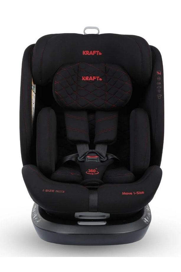Move I-Size 360°Dönebilen İsofixli Oto Koltuğu 0-36 Kg Black Red - 4