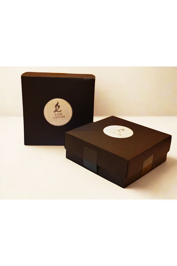 Lux Lighter – Simli Yüzeyli Klasik Alevli Çakmak - 3