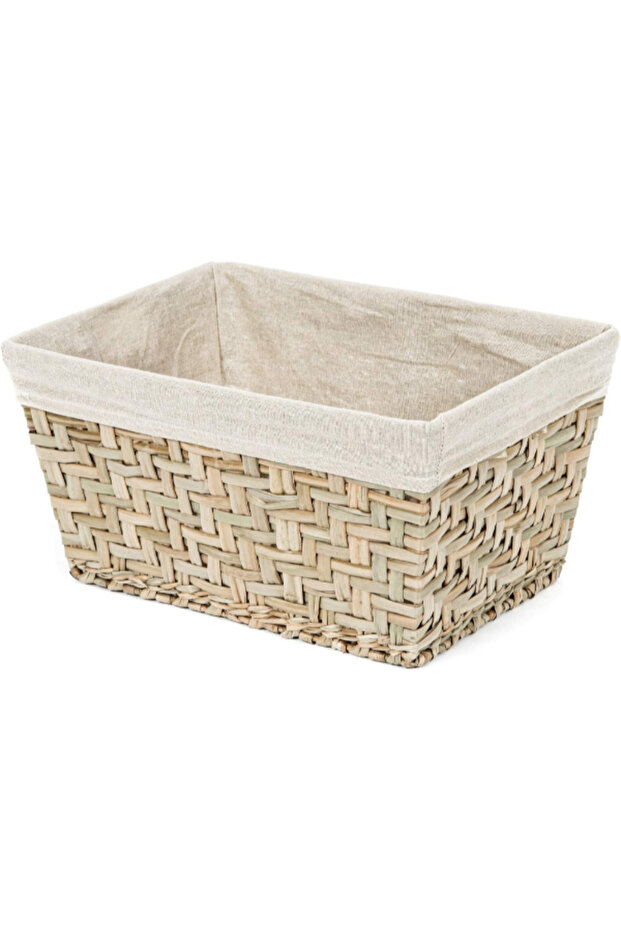 Fiesta Seagrass Rectangular Storage Basket Medium - 1