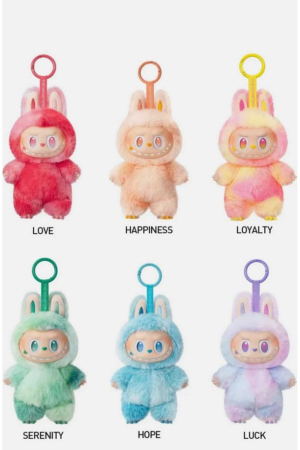 The Monster Süpriz Peluş Oyuncak 20 cm - Orignal 360 Dönen Labubu Anahtarlık Çanta Süsü - 2