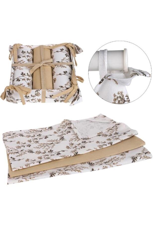 Set prosoape de bucatarie Bej - 1