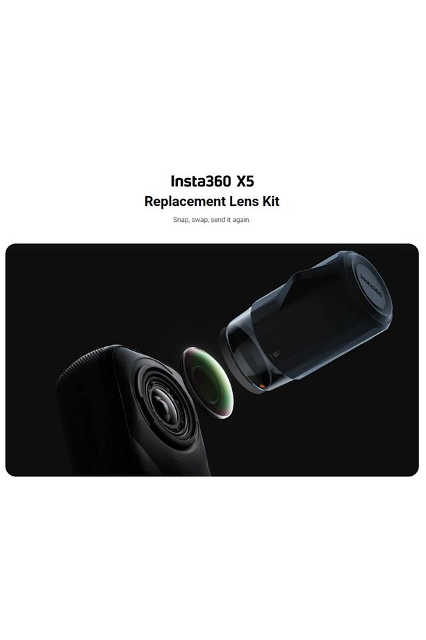 İnsta360 X5 Orijinal Replacement Lens Yedek Lens Kiti - 1