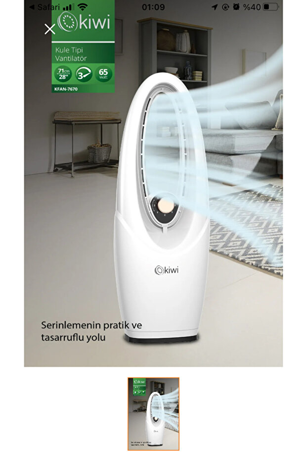 pervanesiz kule tipi vantilatör 7670 - 3